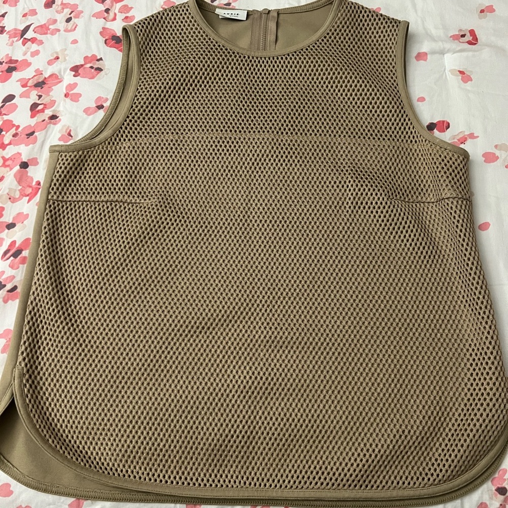 Akris Punto Beige Knit Top!